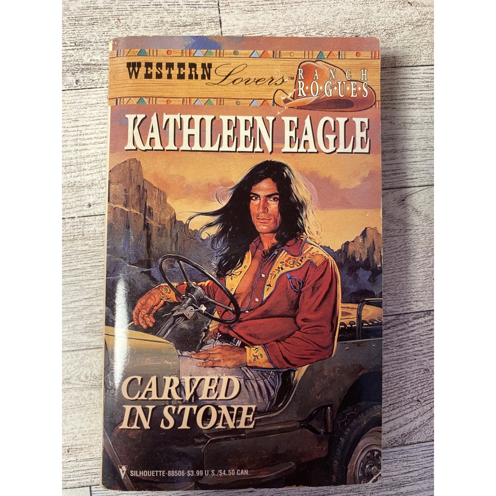 Carved in Stone Western Lovers Ranch Rogues Romance PB Novel Kathleen Eagle 1987
